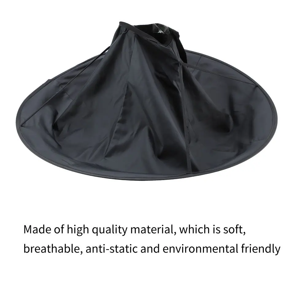 Professional Barber Cloak Foldable Umbrella Hair Cutting Cape Waterproof Haircutting Apron Home Hairdressing DIY Tools