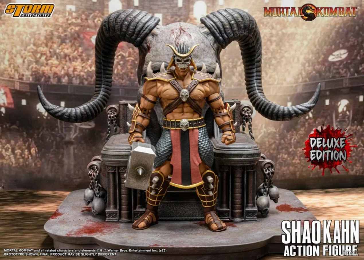 

【UA】Brand New Storm Mortal Kombat SHAO KAHN ACTION FIGURE Action Scale 1/12 Figures Models Toys Gifts
