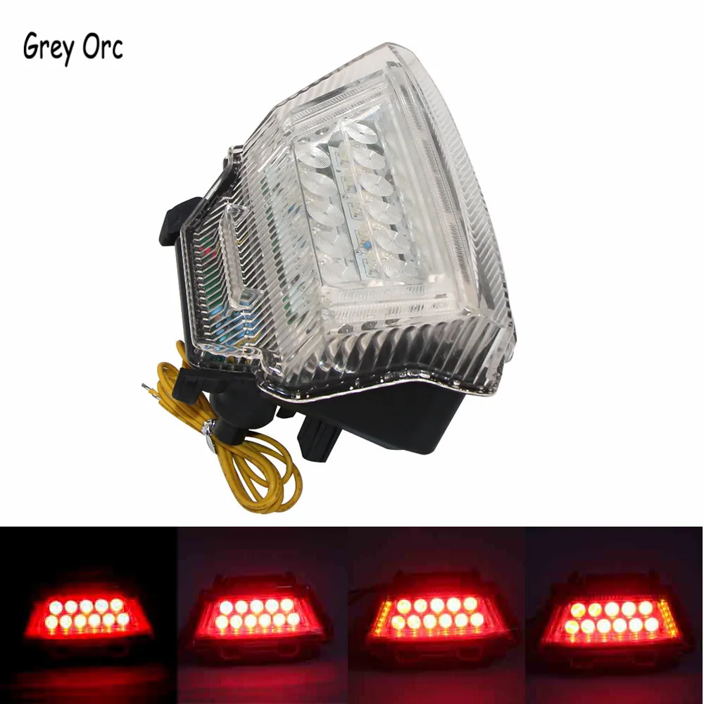 

LED Rear TailLight Tail Light Brake Integrated Light for Kawasaki Ninja ZX10R ZX-10R ZX 10R 2011 2012 2013 Tail Lamp