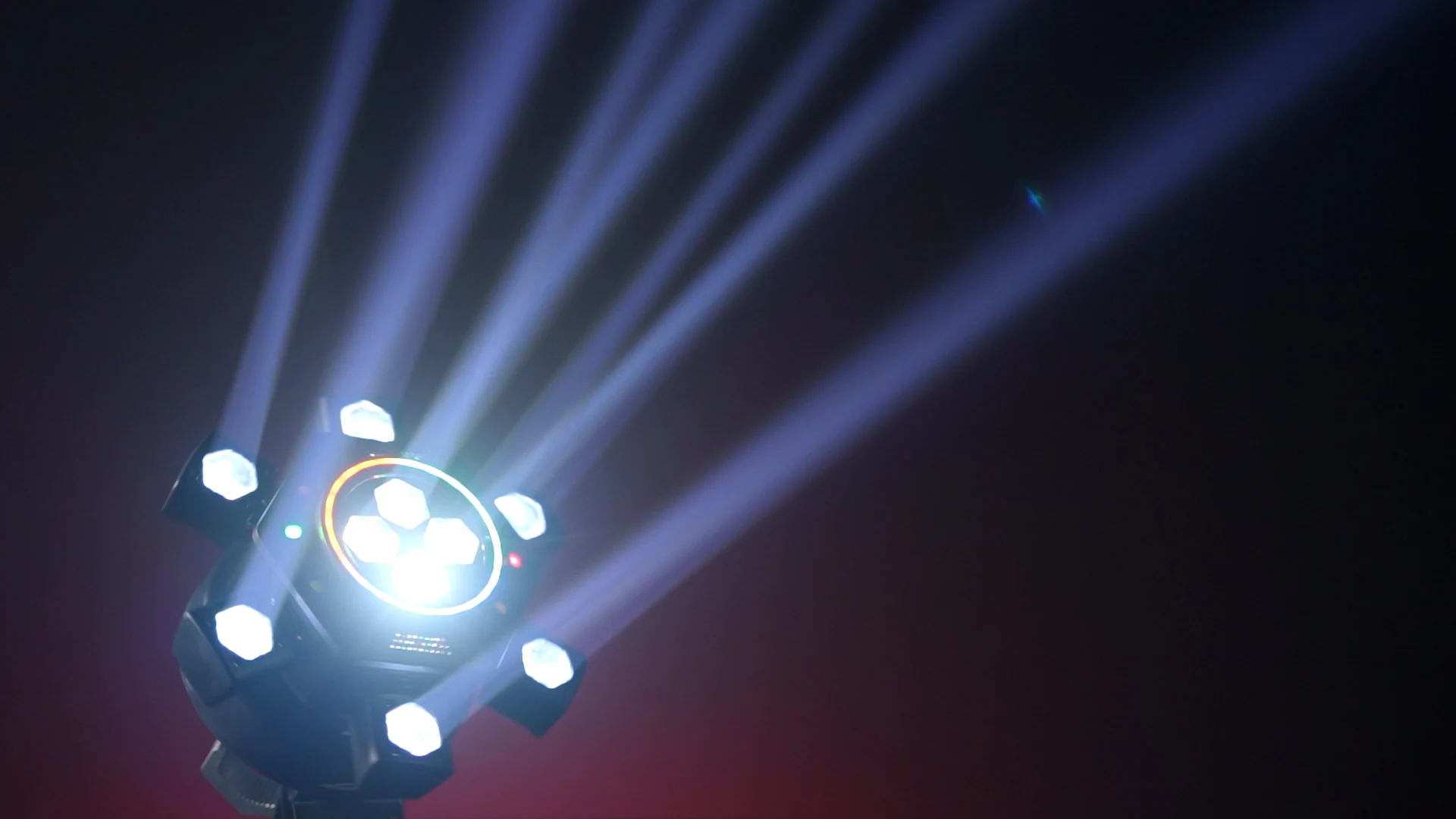 Fernbedienbare Moving-Head-Lichtanlage mit 6 Armen, RGBW-Beam, Strobe, Laser, DMX512-Bühnenbeleuchtung für DJ, Disco, KTV – Detail 23