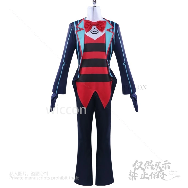 Anime Alastor Charlie Morningstar Hazbin Hotel Lucifer Vox Cosplay Costume Full Set Uniform Outfits Adult Kids Halloween Party