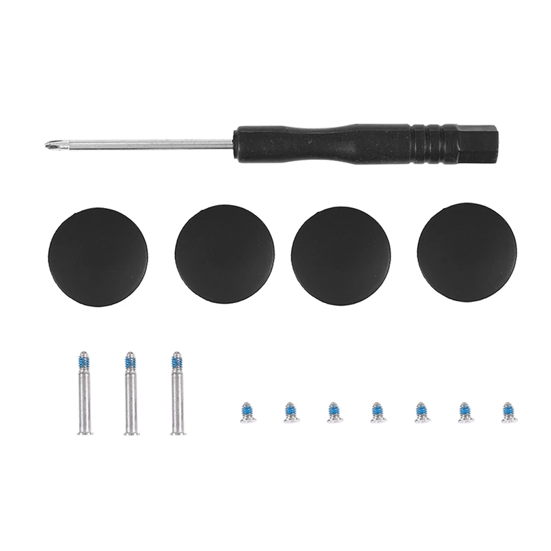 HOT SALE Rubber Feet with Screws Bottom Screwdriver Set for MacBook PRO A1278 A1286 A1297 13, 15, 17 (Not for Retina Screens)