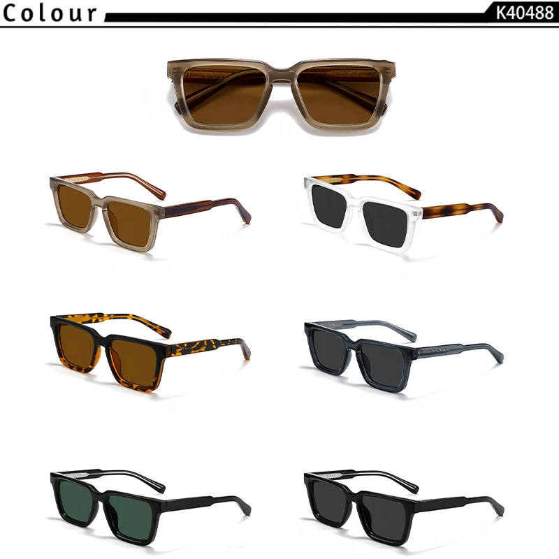 CATERSIDE مربع الرجال الاستقطاب النظارات الشمسية عالية الجودة Tr-90 إطار نظارات شمسية واقية النساء في الهواء الطلق نظارات للقيادة UV400 #5