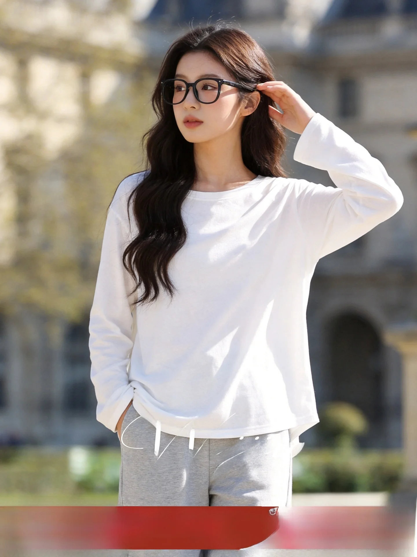 

Женская футболка большого размера, свободного кроя, скрывающая недостатки фигуры, однотонная, с круглым вырезом, летняя, новая модель, для повседневной носки