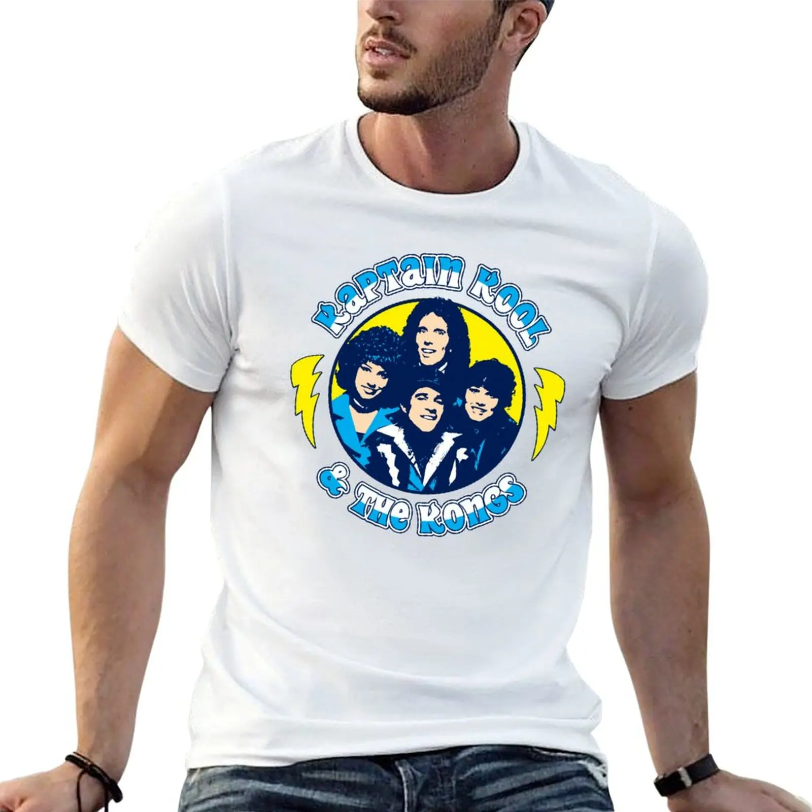 Kaptain Kool & the Kongs T-Shirt Plus Size Gym Sports T-Shirt