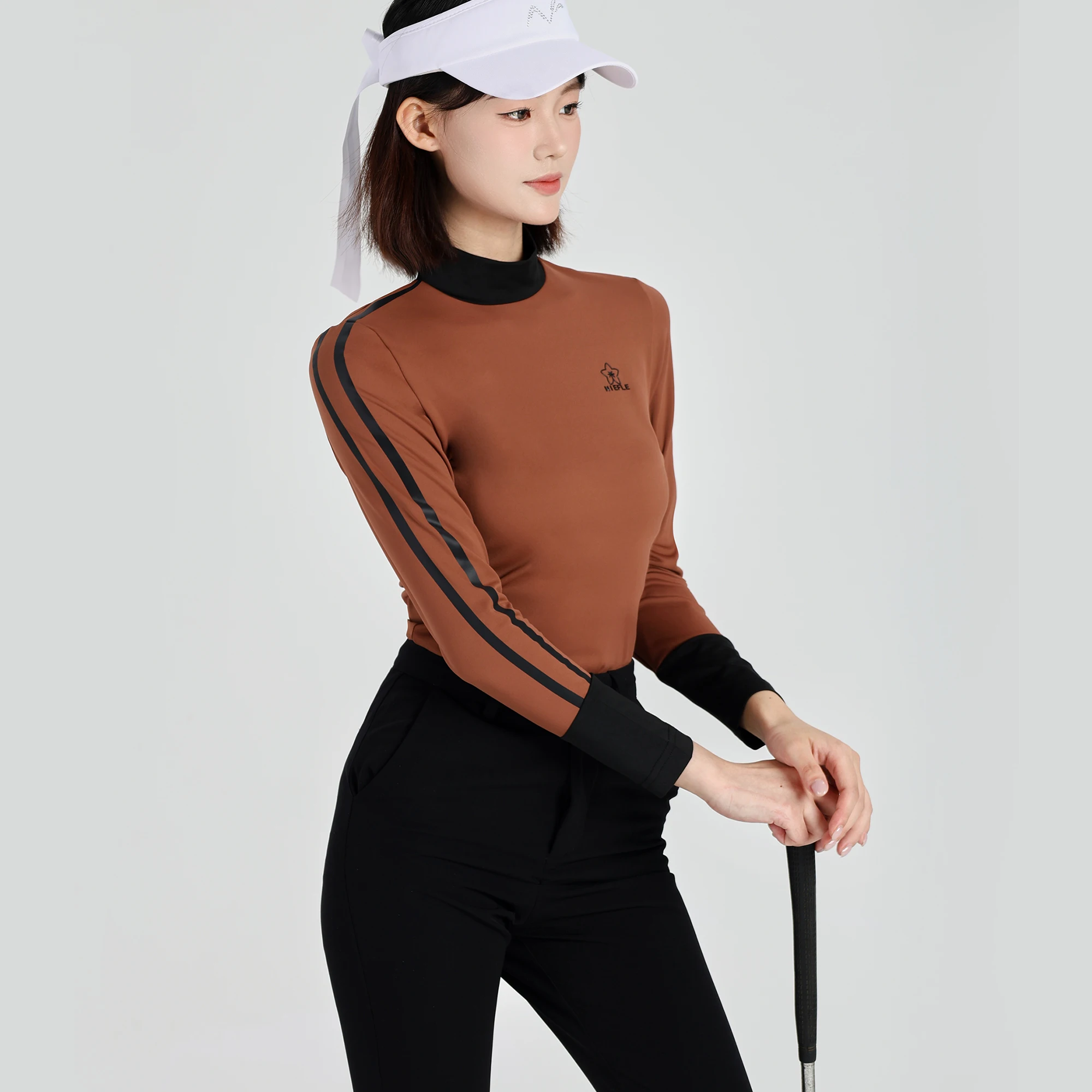 

Golf Women's Autumn New Long Sleeved Top With Wrinkle Resistance, High-quality Fashion, Versatile Pants, Outdoor Leisure Sports