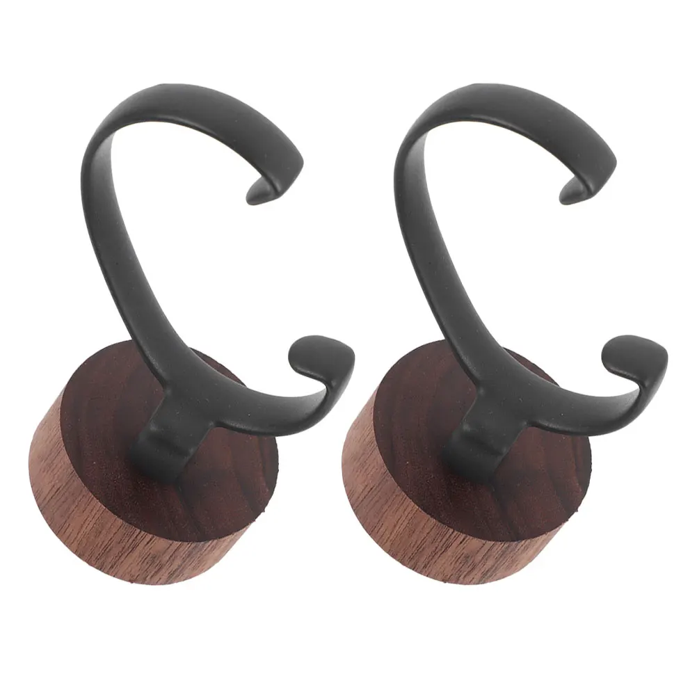 

2 Pcs Watch Display Stand Walnut Base Holder Rack Bracelet Organizer Tabletop Model Accessories Jewelry Display