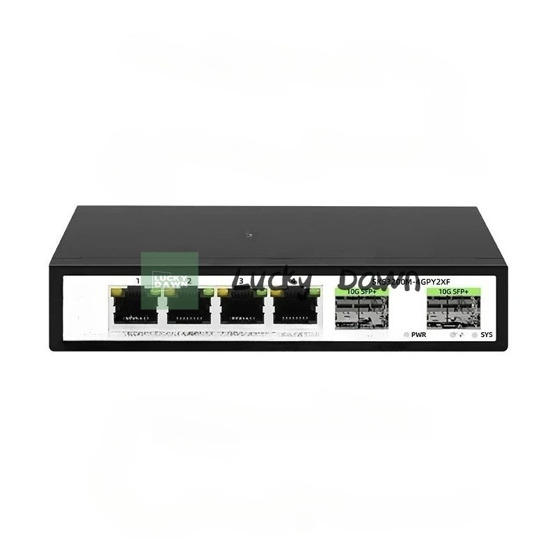

4-port 2.5G managed, 2-port 10G SFP+, LACP/VLAN/QoS/STP/IGMP, metal material, 2.5Gb Ethernet splitter, desktop/wall-mounted