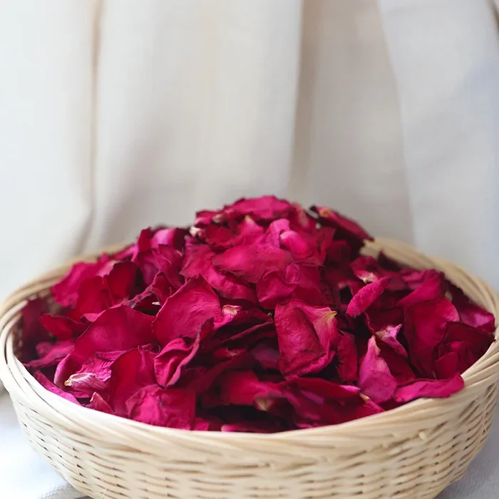 100/250/500g Rosenblüten-Badezusatz, Natürliches Blütenbad, Fußbad, Thermalbad, Hotel-Milch-Schaumbad, Gesundheitsbad, Blütenbad für Wellness