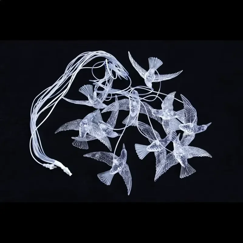 for LED Warm White Acrylic Bird Chandelier Plug-in Wedding Party Venue Decoration 10 Pcs for Aisle Photo Booth Celebrations