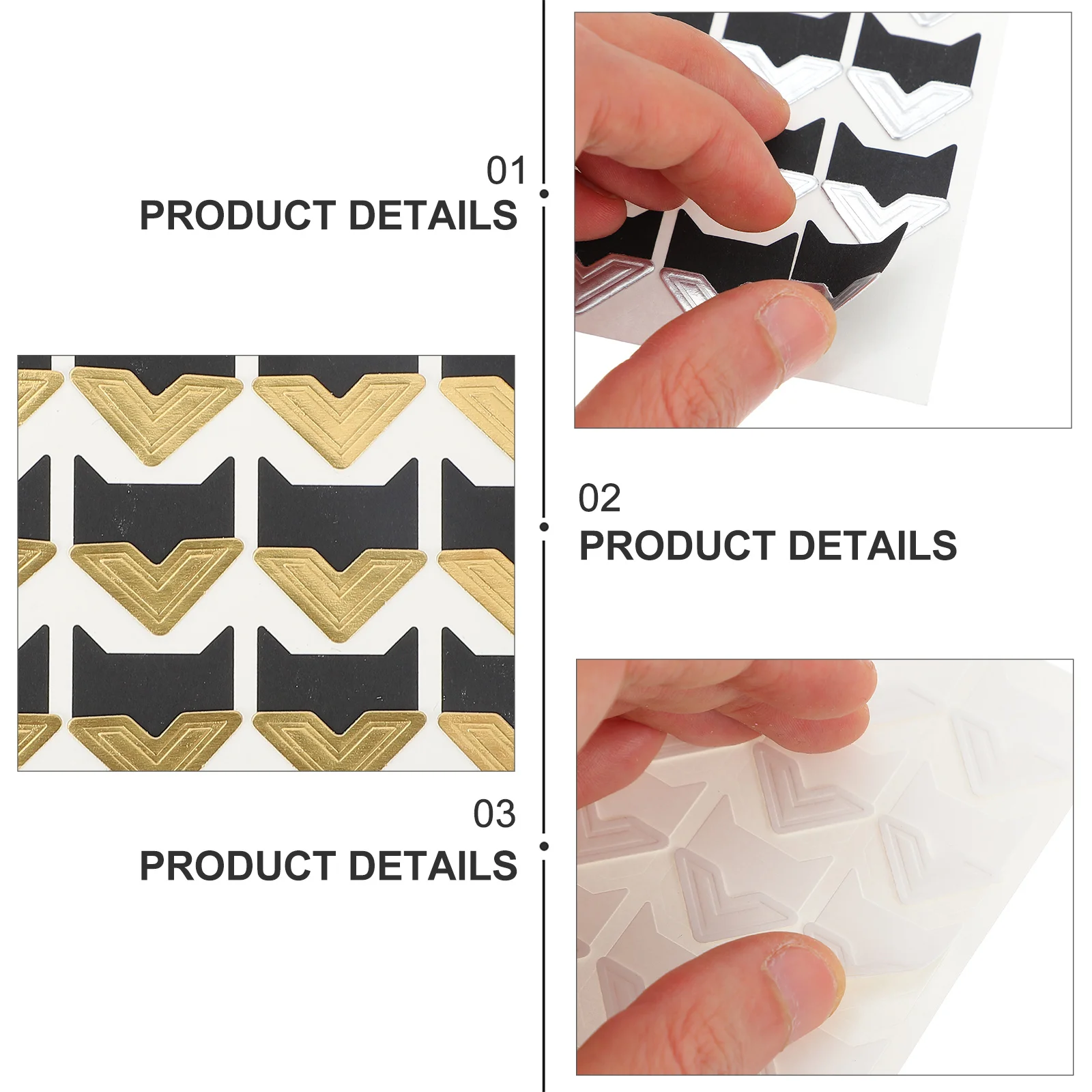 

720Pcs Photo Corners Self Adhesive Stickers Decorative for Scrapbooks Albums Memory Books DIY Photo Mounting Corners