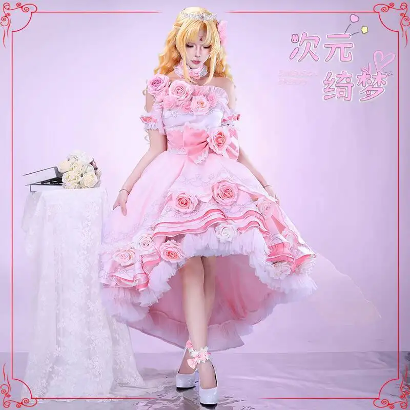 سيا كوسبلاي من جعلني أميرة زي لوليتا فستان الأميرة فستان لوليتا الجميل لعيد الهالوين وعيد الميلاد لعب الأدوار للنساء