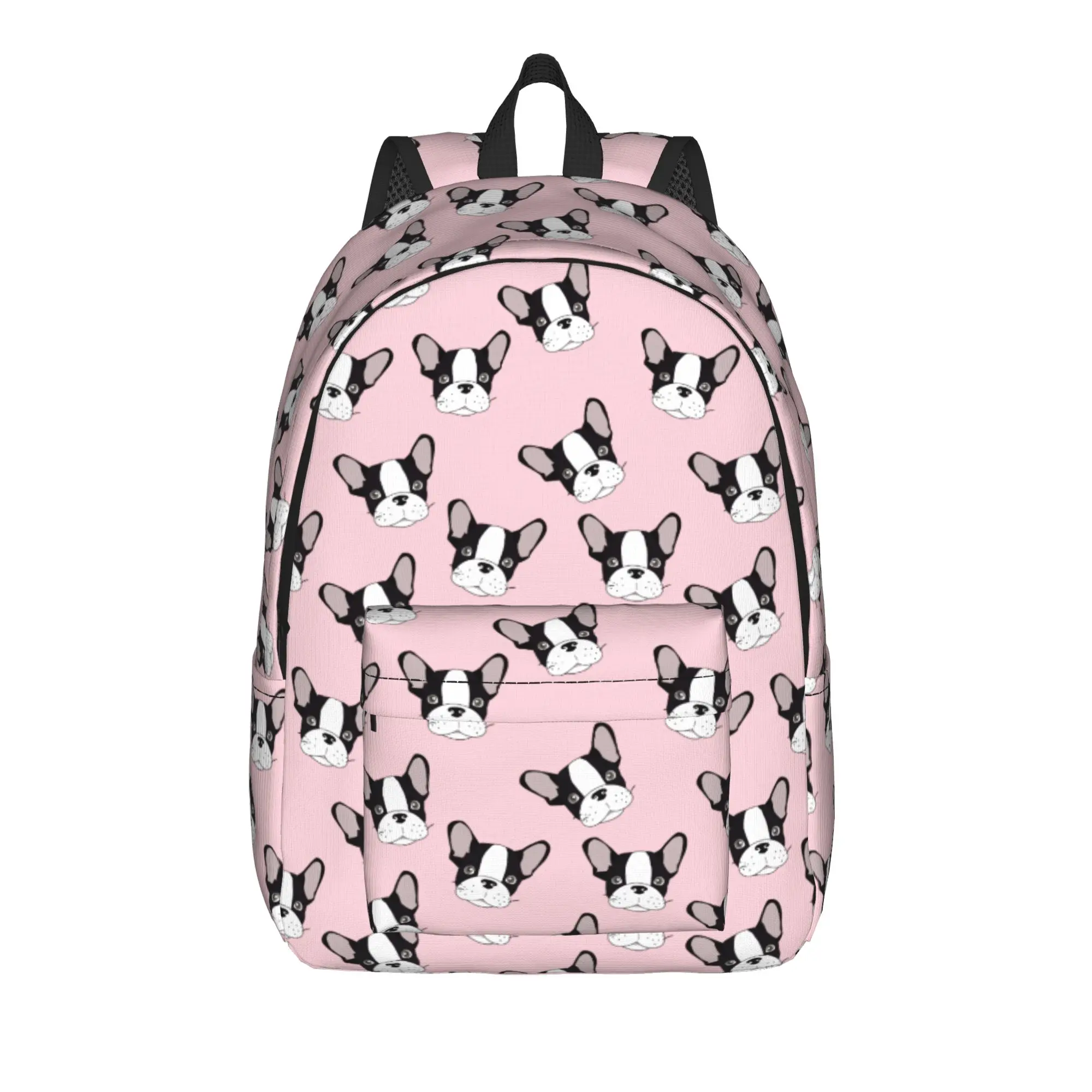 Bulldog Dog Backpack for Men Women Fashion Student Hiking Travel Daypack Animal Laptop Computer Shoulder Bag Sports