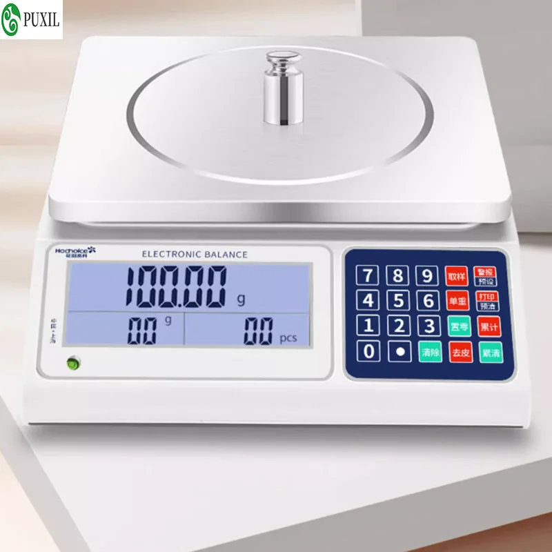 Digital Counting Scale 0.01g Precision with RS232 Optional Industrial Counting Scale 0.1G-10KG