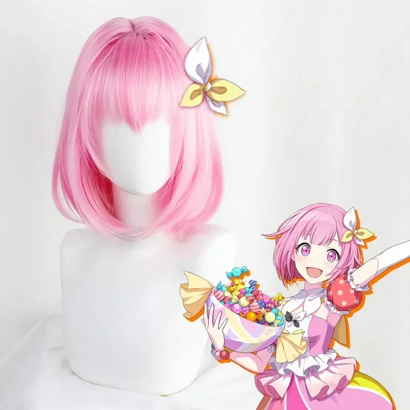 Cosdea ootori EMU pink cosplay wig project Sekai colorful stage cosplay heat resistant synthetic wigs Halloween party CTX