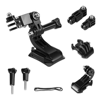 Action Camera Accessories Set For Gopro Hero 5 3 4 Xiaomi Yi 4K SJCAM SJ4000 Chest Strap Base Mount Go Pro Helmet Kits