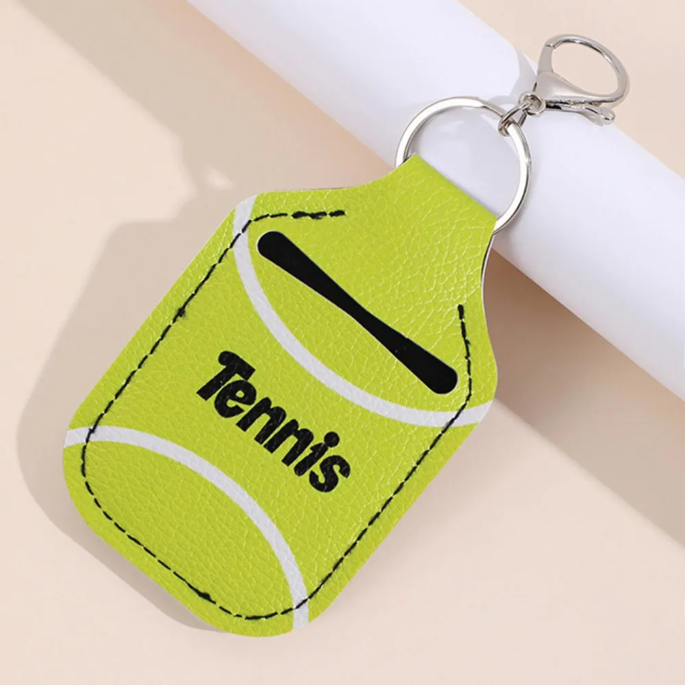 Sports Hand Sanitizer Keychain Baseball Soccer Football Pendant Softball Volleyball Basketball Sub-bottle Keyring