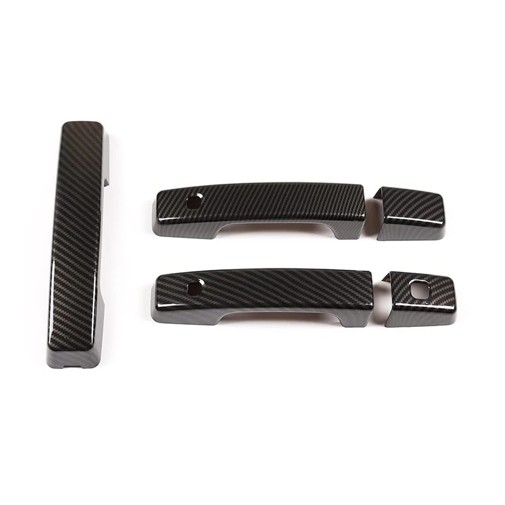 

For Land Rover Defender 90 2020-2022 Car Grab Door Handle Cover Trim Decoration Stickers Accessories, Carbon