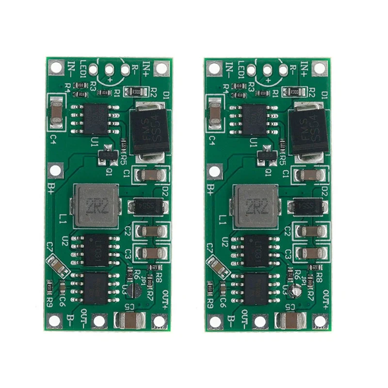 DC 5V 12V 12W UPS Uninterrupted Charging Module 18650 Lithium Battery Step Up Boost Charge Power Supply for Rounter CCTV Camera