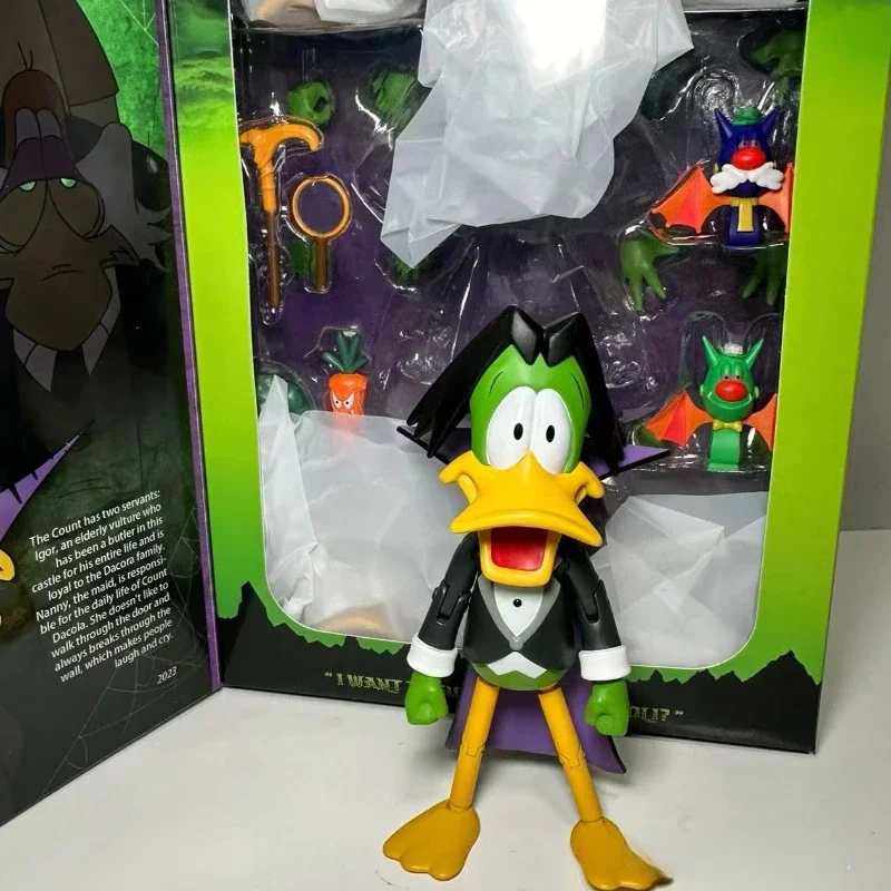 In Stock Happy Childhood HC01 Count Duckula Figure Vegetarian Count 1/12 12cm Action Figure Model Collectible Toys