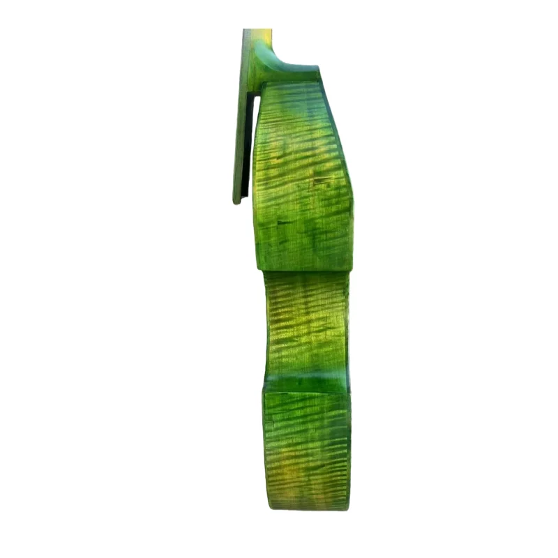 Professional Maestro green colour flames back 6 strings viola da gamba