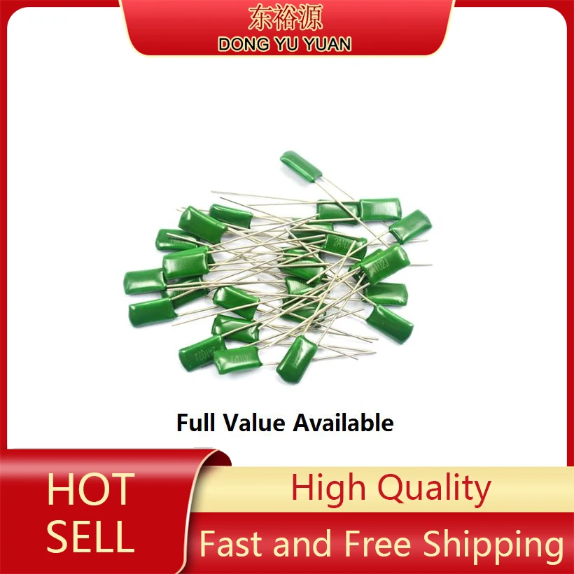 20 قطعة 2G103J 2A154J 2A224J 2A334J 220/330/470/150NF 0.15 22 47 33 فائق التوهج 10NF 0.01 فائق التوهج 103 البوليستر فيلم مكثف 100V 2A474J 400V