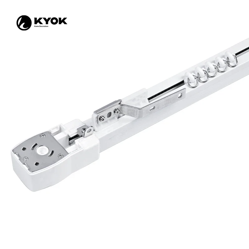 High Quality 6 m Electric Aluminium Curtain Rails Motor Control With WiFi Modern Design Motor Control Rails for Living Room