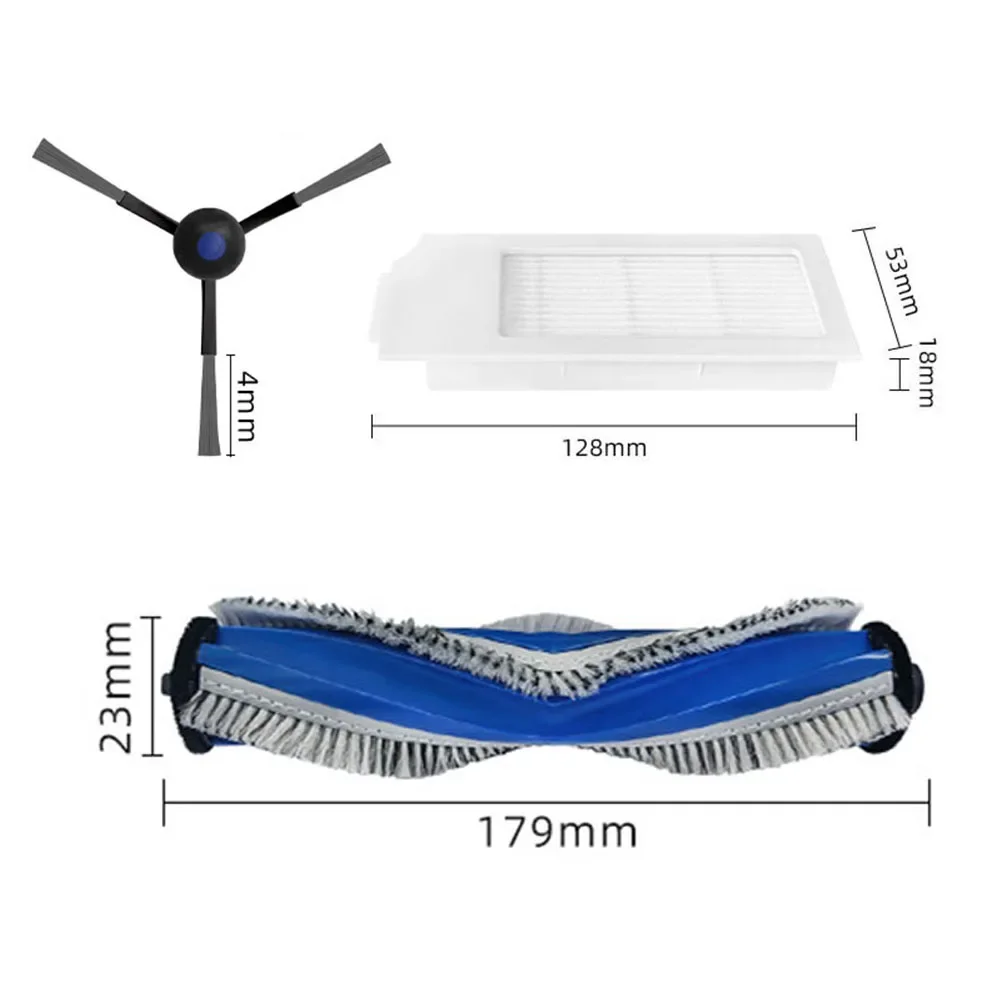 Untuk ECOVACS untuk DEBOT N20 Aksesori suku cadang pengganti sikat sisi utama Filter Robot vacum Cleaner Kit aksesori