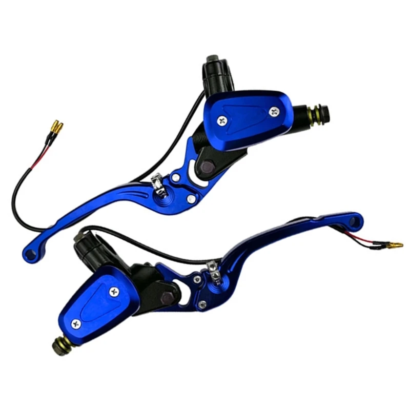 1 زوج العالمي للدراجات النارية الفرامل رافعة 7/8 "22 مللي متر قابض فرامل هيدروليكي اسطوانة خزان رافعة مجموعة ل سكوتر الدراجة ATV