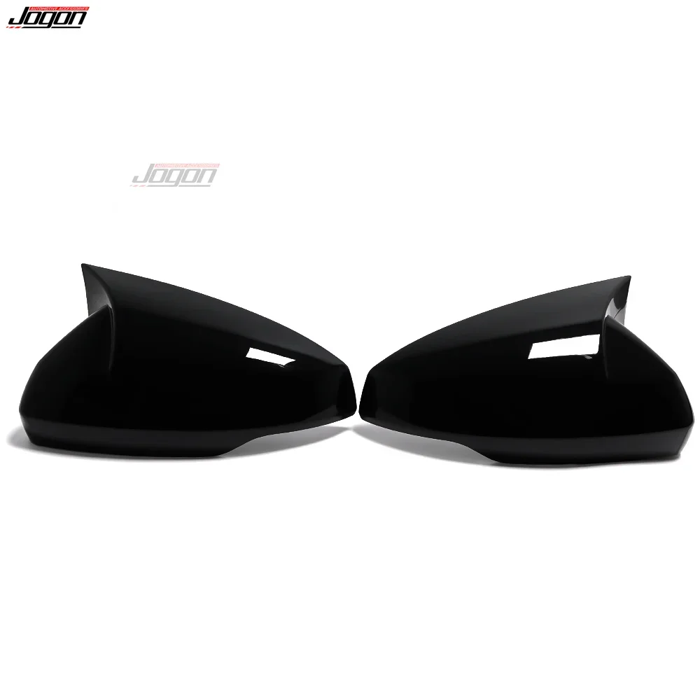 2PCS For VW For Polo MK6 TSI TDI MPI GTI GTD 2017 2018 2019 2020 2021 Accessories Mirror Cap Side Wing Mirror Cover Shell Trim