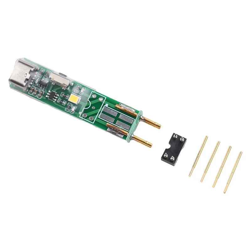 B62B Optocoupler Tester, Optocoupler Test Detection Tool for Electronic Repair, Rechargeable Type-C, Green PCB