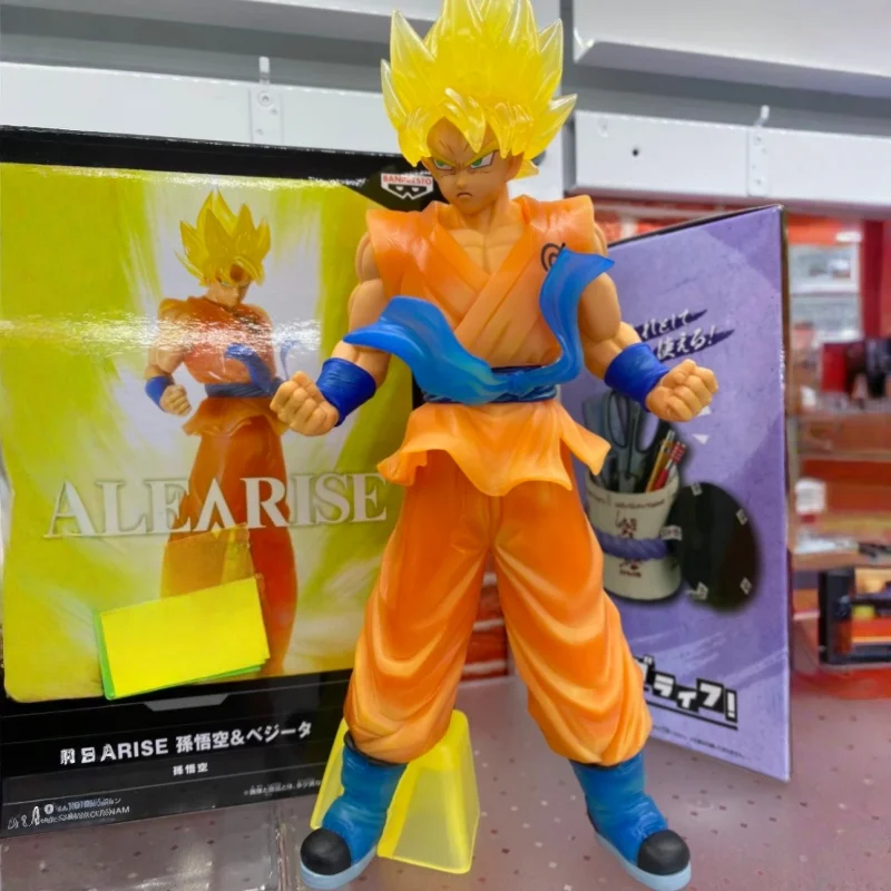 

In Stock Original Bandai Dragon Ball CLEARISE Series Anime Figures Son Goku Vegeta Model Statue Collection Toys Desktop Ornament