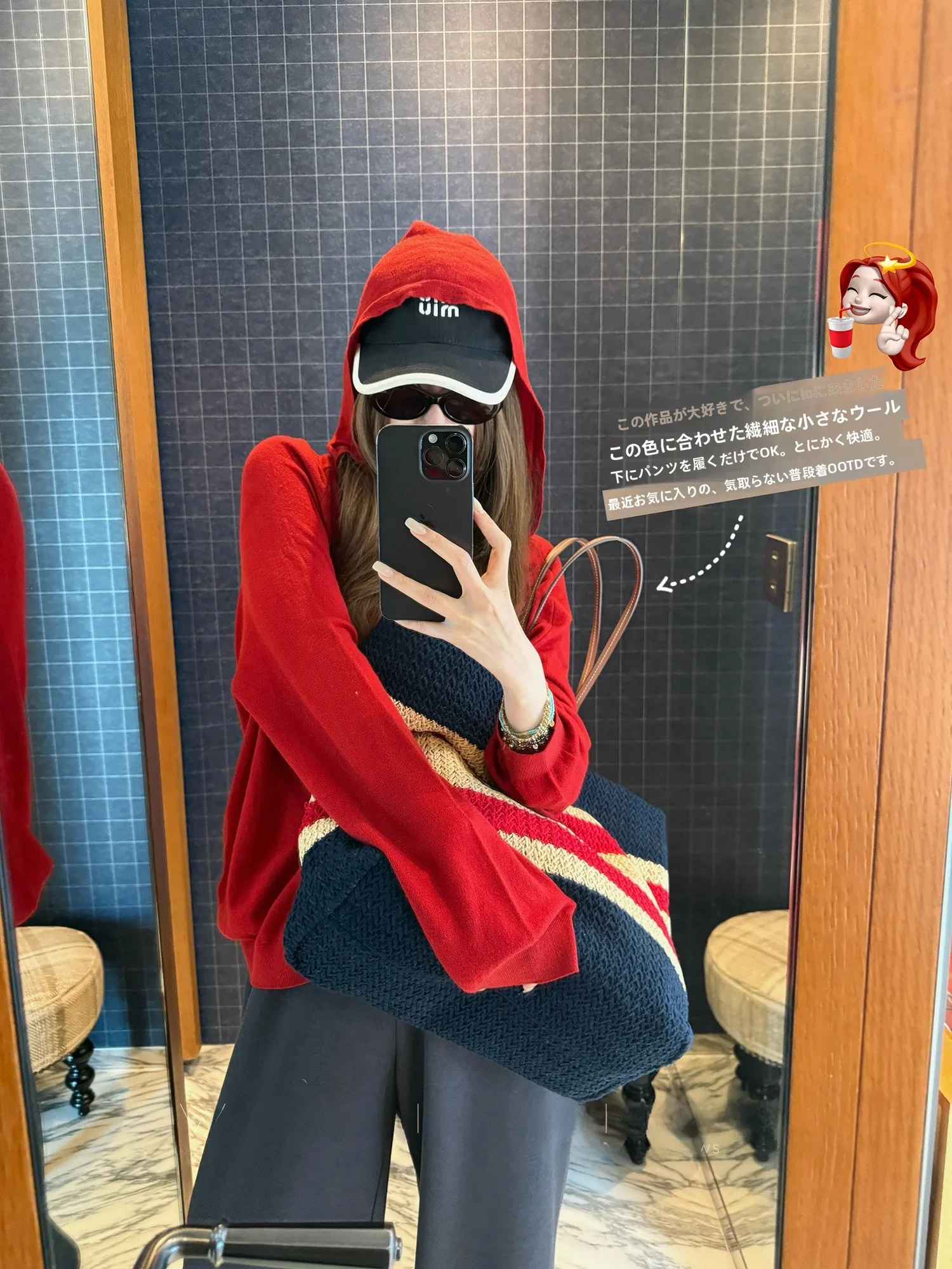 

Qian Meixi Ultrafine Wool Knitted Hat Coat Slimming Lightweight Spring Casual Style Women's Top Soft Polyester Blend Long Sleeve