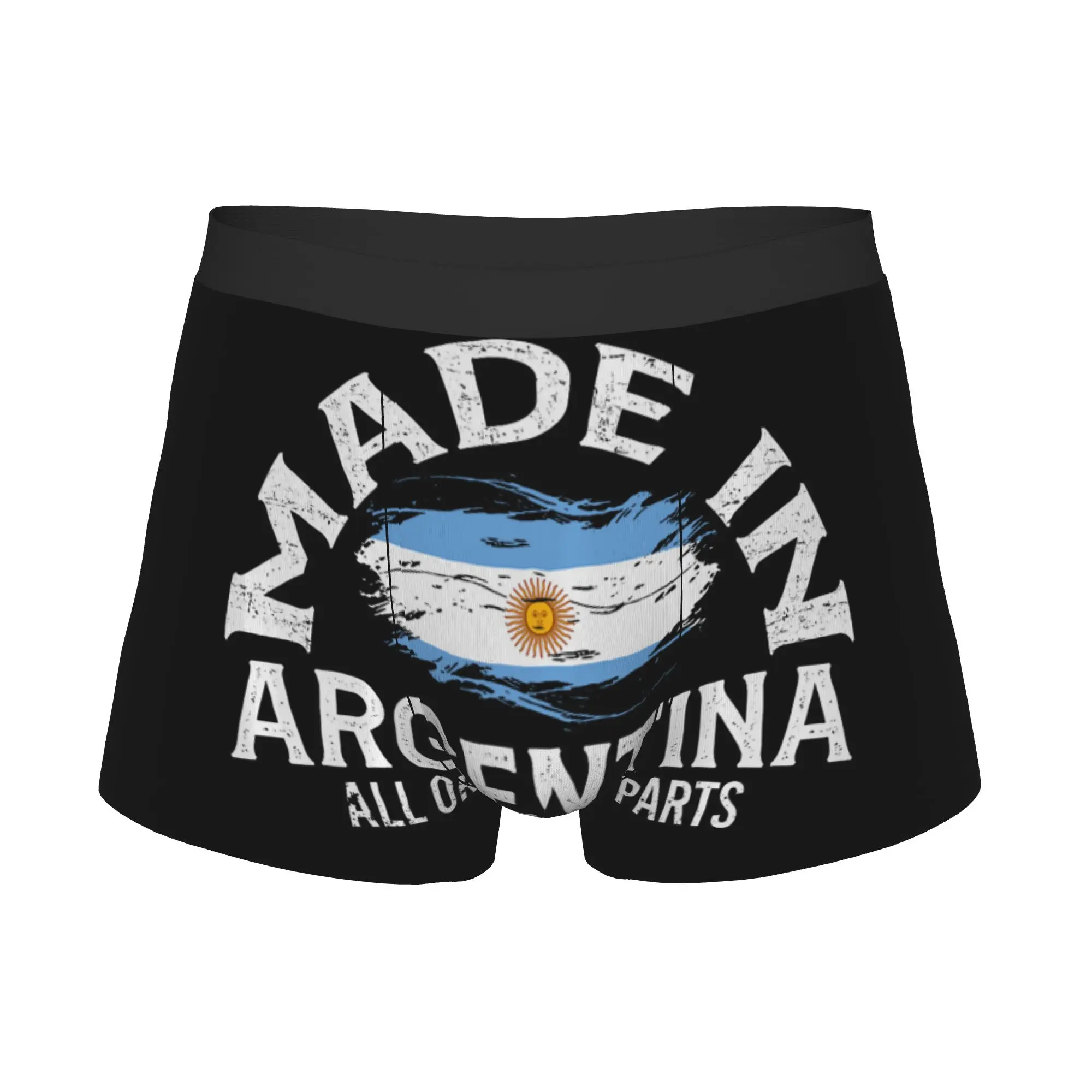 Flag for Men  Argentina Underpants Homme Panties Men's Underwear Ventilate Shorts Boxer Briefs view 3