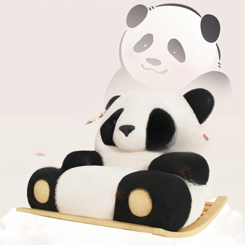 Giant Panda Lazy Sofa Can Lie Down and Sleep Bedroom Living Room Single Leisure Cute Panda Backrest