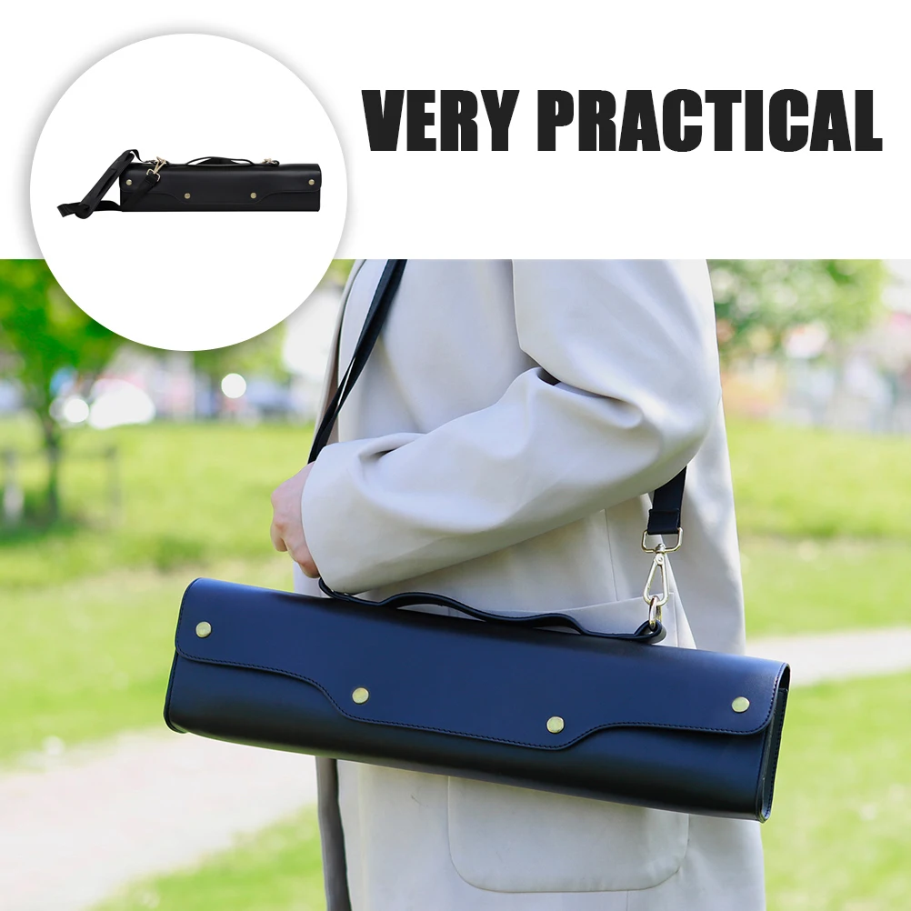 

Flute Black Portable Portable Carrying Bag Case Durable Storage For Outdoor Flute Bag Musical Accessories Instrument