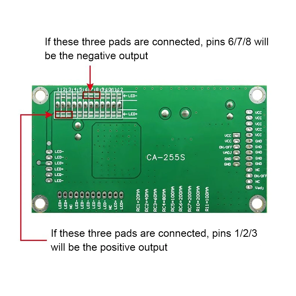 CA-255S 10-48 Polegada led lcd tv backlight placa de corrente constante CA-255 universal boost driver inversor placa intensificar módulo de potência