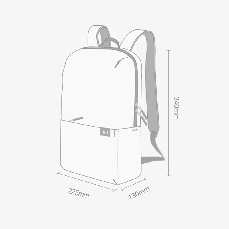 Original Xiaomi Colorful Backpack Bag 10L Leisure Sports Chest Pack Bags Unisex For Mens Women Travel Camping Smart Home Bag