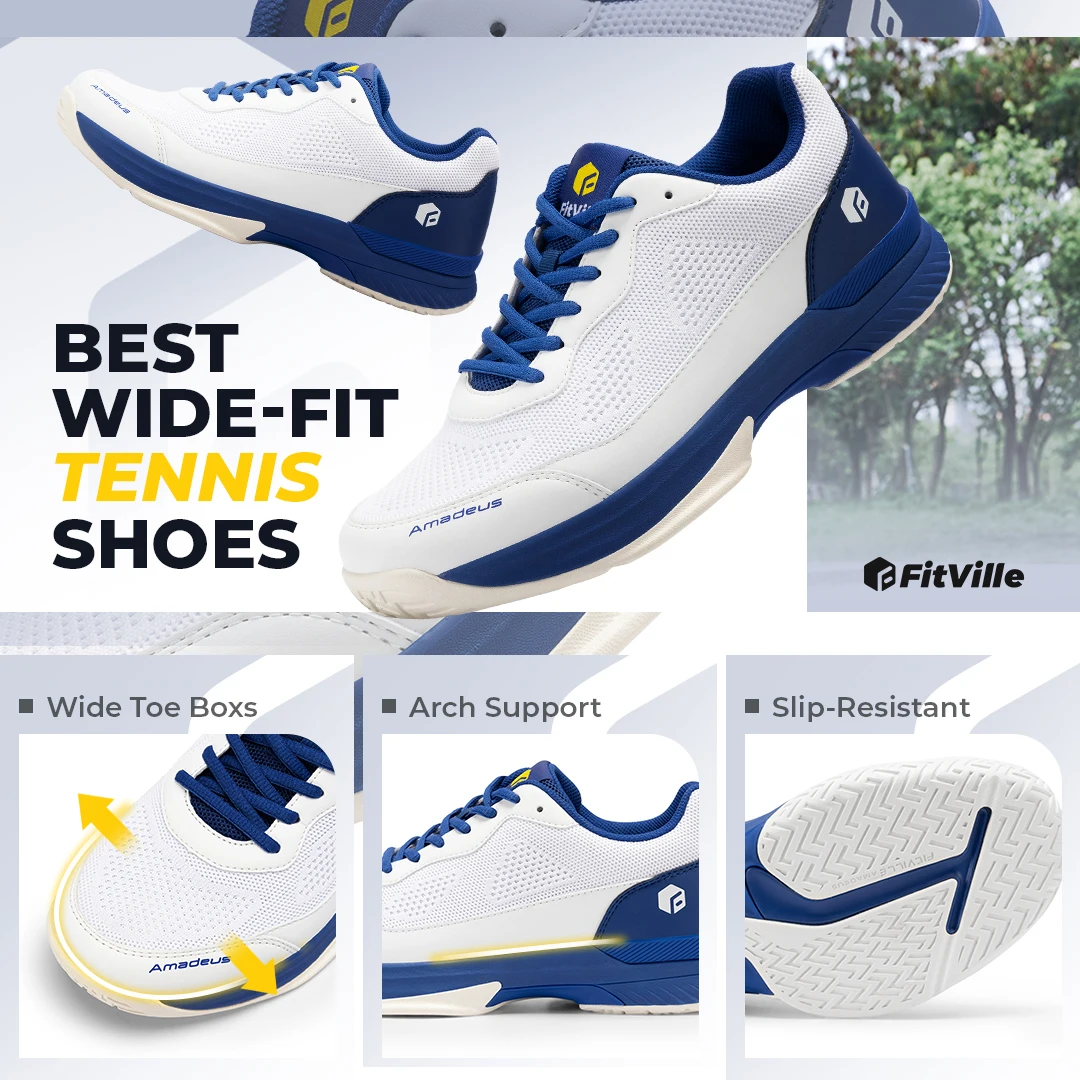 FitVille Extra brede picklebal - Table Tennis Shoes Asics recensie en prijs