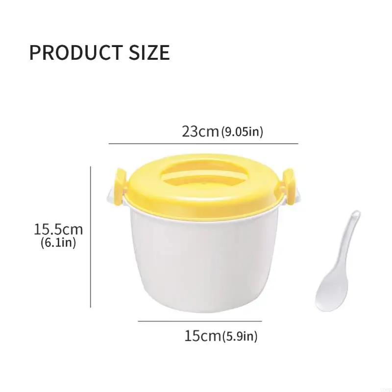 Microwave Safe Plastic Storage Container 2600ML Capacity Oven Microwave Rice Cooker Vegetable Container Enduring
