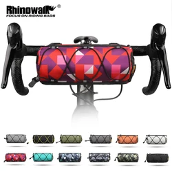 Rhinowalk 2.4LBike Bag High Visibility Reflective Bicycle Handlebar Bag or Other Colors MTB Road CyclingBike Frame Tube Bag