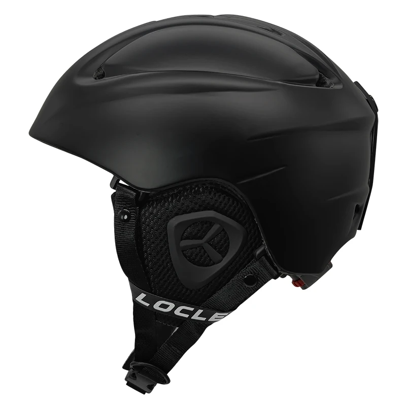LOCLE หมวกกันน็อคสกีเบามากพร้อมความปลอดภัยหมวกกันน็อคสโนว์บอร์ดแบบสมบูรณ์เล่นสกีหิมะหมวกกันน็อคสโนว์โมบิลผู้ชายผู้หญิงเด็กเด็ก
