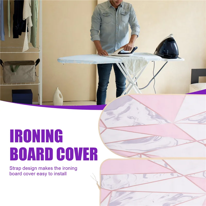 

PZHI-140X49 см ткань, мраморный чехол для гладильной доски, защитный пресс, складной утюг для глажки, тканевый защитный кожух, защита нежной одежды