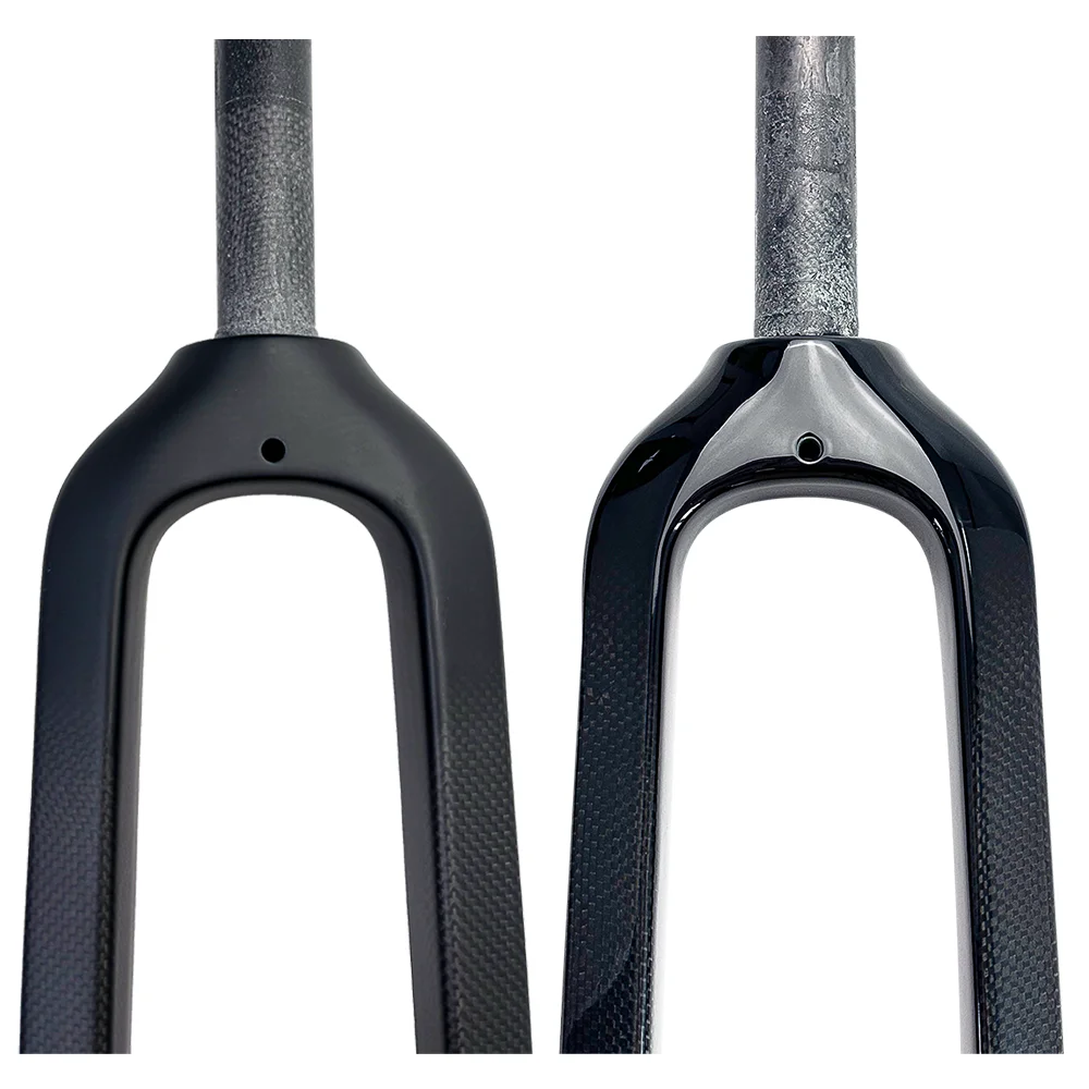 BALUGOE Bicycle Front Fork, Full Carbon Fiber, Mountain Bicycle Front Fork 1-1/8, MTB Bicycle fork Accessories