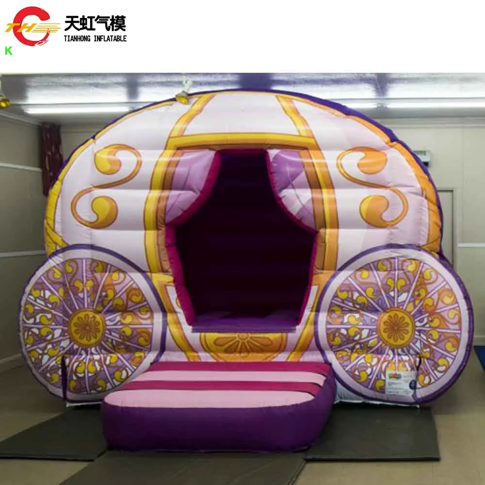 14*12ft Horse Carriage Ball Pool Inflatable Bounce Castle Commercial Popular Inflatable Bouncer House Playground for Carnival