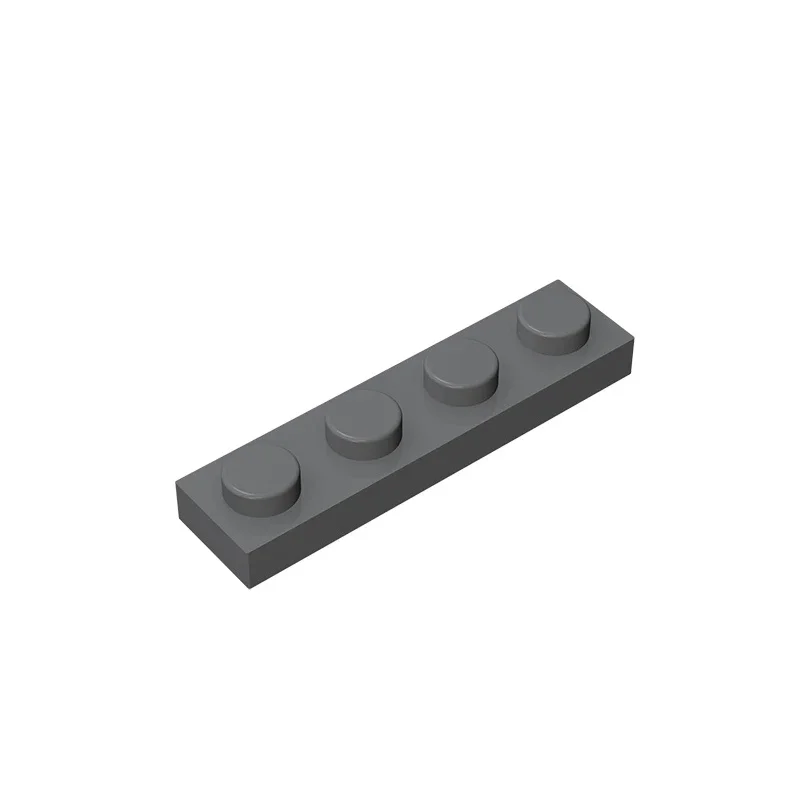 Gobricks GDS-504 Platte 1 x 4, kompatibel mit Lego 3710 Teilen Kinder-DIY-Baustein, Partikelplatte zum Selbermachen