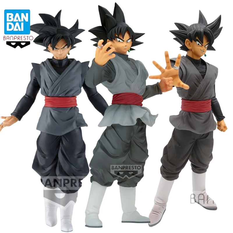 

Original DRAGON BALL Bandai BANPRESTO CLEARISE Zamasu Black Goku Black Anime Figure Boxed Collection Model Birthday Toys Gift