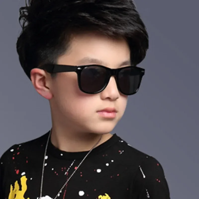 

2024 Fashion Brand Kids Sunglasses Child Black Sun Glasses Anti-uv Baby Sun-shading Eyeglasses Girl Boy Sunglass