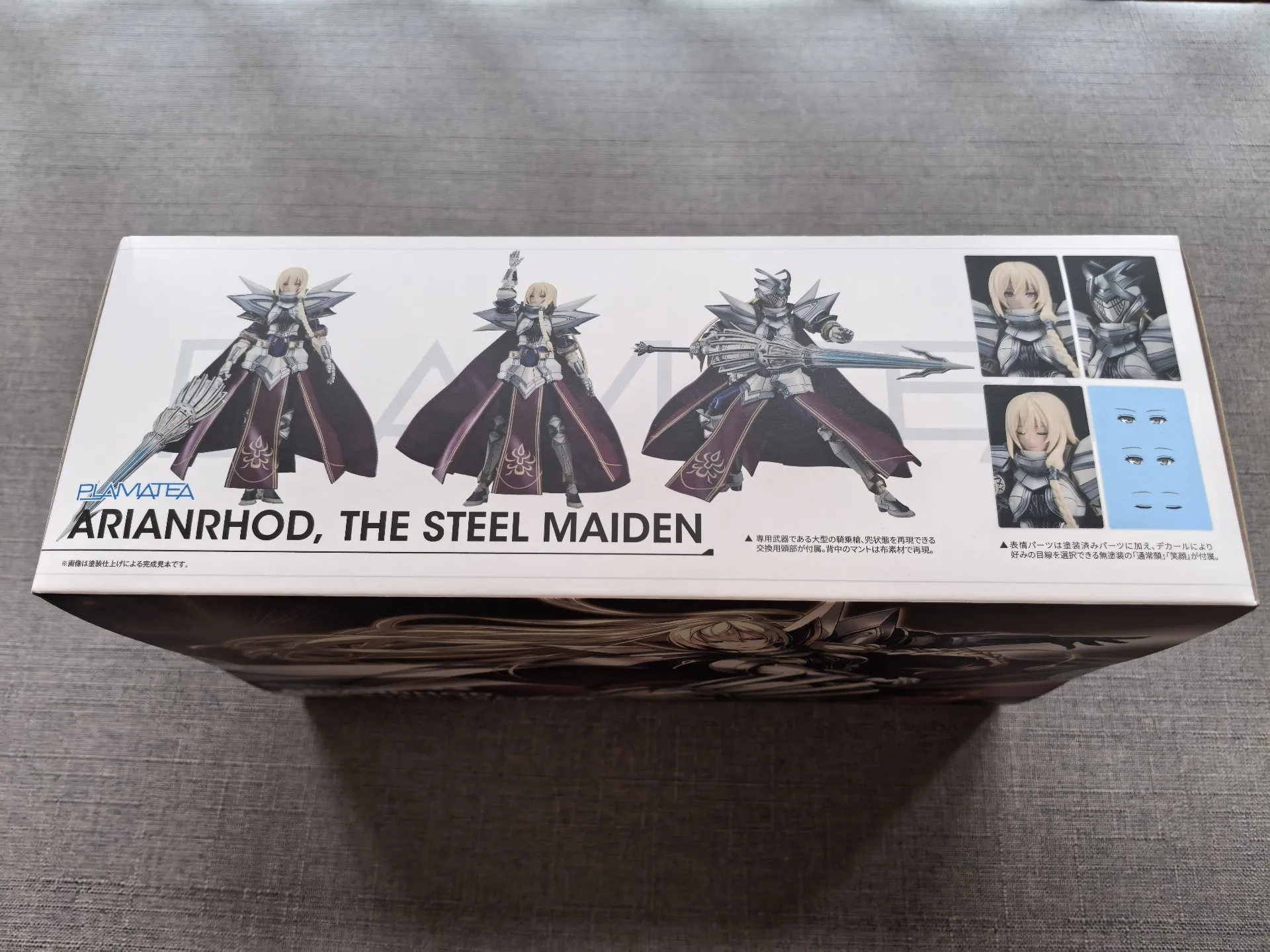 Original PLAMATEA Model Mecha Heroes Legend of Steel Saint Arian Herd Action Figure Toy Collection Animation Model Gift