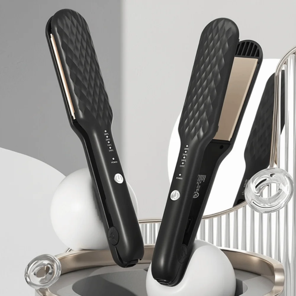 

Quick Heat Hair Straightener Portable Temperature Control Hair Crimper Iron Intelligent Styling Tool Home Styling